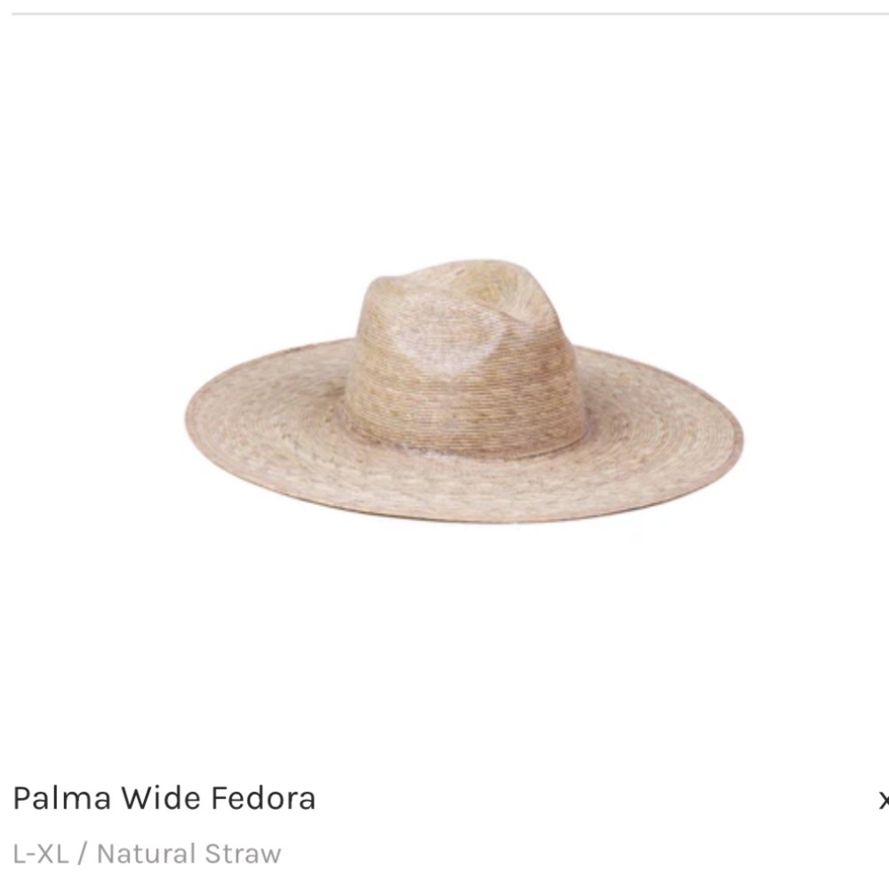 Lack of color Palma wide fedora
